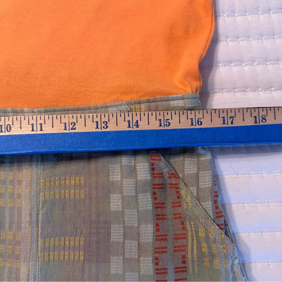 Woolrich women's Eco Rich Afterlight organic cotton short sleeve dress M(b4 - Picture 11 of 14